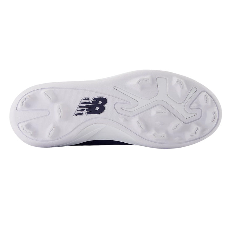 【2026モデル】ニューバランス 野球 ジュニア用 ポイントスパイク 4040 v8 19.0cm~24.0cm ネイビー×ホワイト 少年野球 J4040TN8 カラー クリーツ スタッドスパイク 紐 小学生 こども 子ども キッズ jr 子供 学童野球 リトルリーグ ソフトボール newbalance