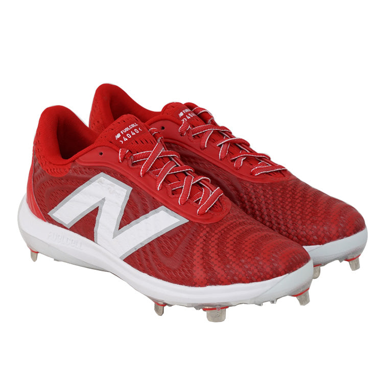 【2024モデル】ニューバランス 野球 スパイク FuelCell X 4040 v7 2E 26.0~29.0 金具スパイク L4040TR7 L4040TB7 L4040TN7 カラー 金属スパイク 紐 大人 一般 練習 試合 大学野球 社会人野球 草野球 newbalance あす楽