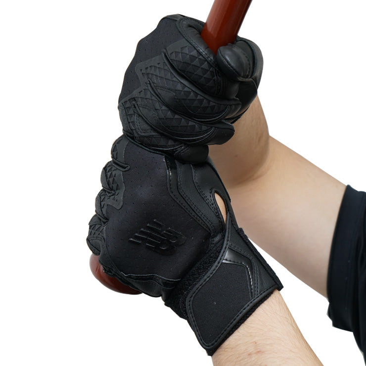 【刺繍1円】全2色 ニューバランス 大谷翔平モデル バッティンググローブ 両手用 高校野球対応 LAG45601-WM LAG45601-BM バッティング手袋 バッティンググラブ 打者用手袋 大人 一般 高校生 中学生 大谷 グッズ 白 黒 new balance