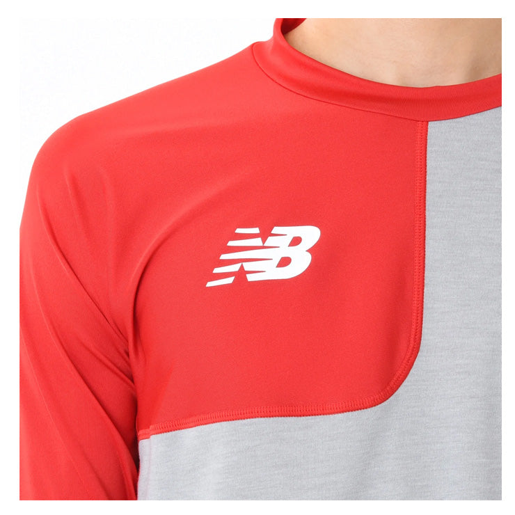 【2024モデル】ニューバランス 野球 アンダーシャツ 七分袖 右投げ用 ローネック 丸首 アシンメトリー 大人 一般 MT41714R-TRE インナーシャツ ベースボールシャツ 練習 トレーニング 大きいサイズあり newbalance
