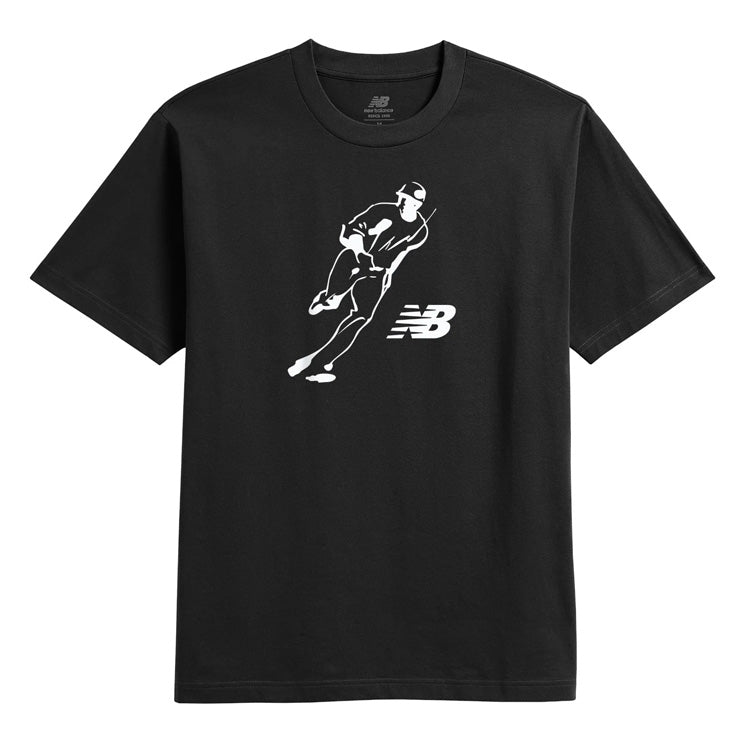 ニューバランス 大谷翔平 シグネチャーコレクション グラフィック 半袖 Tシャツ Shohei Ohtani Signature Collection ショートスリーブTシャツ メンズ ユニセックス MT43717-BK スポーツウェア 大人 一般 半袖シャツ 大谷 グッズ new balance