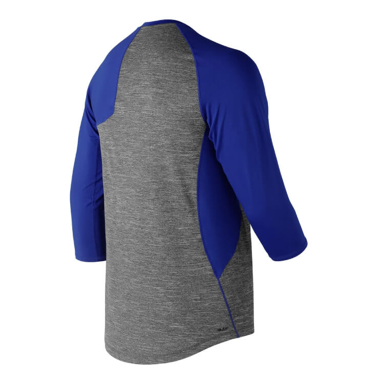 全3色 ニューバランス 野球 アンダーシャツ 七分袖 左投げ用 ローネック 丸首 アシンメトリー 大人 一般 MT83704L インナー シャツ 大きいサイズあり newbalance