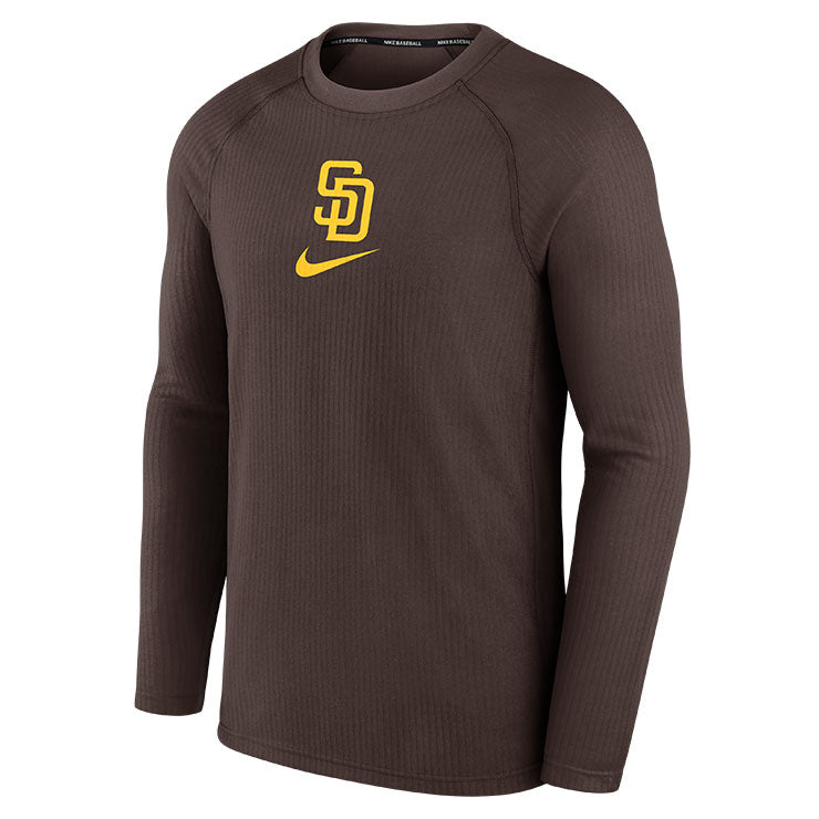 ナイキ サンディエゴ・パドレス 長袖 Tシャツ MLBオーセンティックコレクション San Diego Padress Authentic  Collection Game Raglan Performance Long Sleeve T-Shirt メンズ  NAC1-927Z-PYP-8WD 