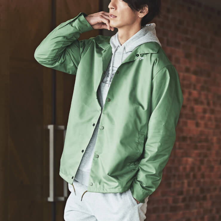 【2023モデル】ローリングス コーチジャケット GROUND RED 長袖 メンズ ユニセックス AOS13F11 秋物 冬物 カジュアル タウンユース スポカジ スポーツウェア トレーニングウェア 野球ウェア グランドコート ランニング ジョギング rawlings 大きいサイズあり