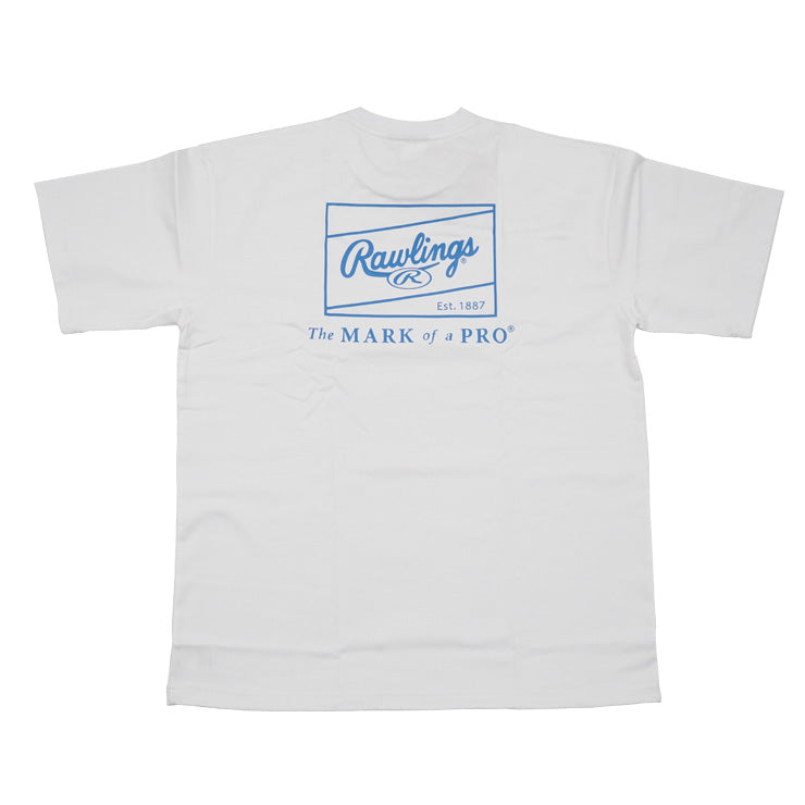 【2024モデル】ローリングス パッチロゴ オーバーサイズ Tシャツ GROUND RED 半袖 メンズ ユニセックス AST14S08 春 夏 カジュアル タウンユース スポカジ スポーツウェア 半袖シャツ 野球ウェア rawlings 大きいサイズあり