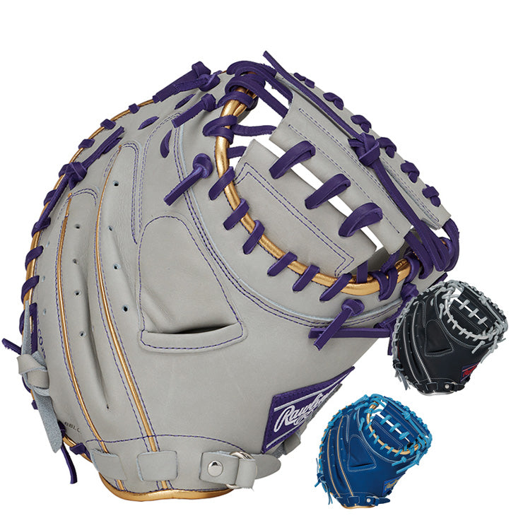 送料無料 ローリングス キャッチャーミット 大人 一般 軟式 HOH ブラックレーベル CROCO SPECIAL キャッチャー用 Rawlings GR3HBL2AC 黒 ローリングス グローブ Rawlings 軟式 HOH METALLIC