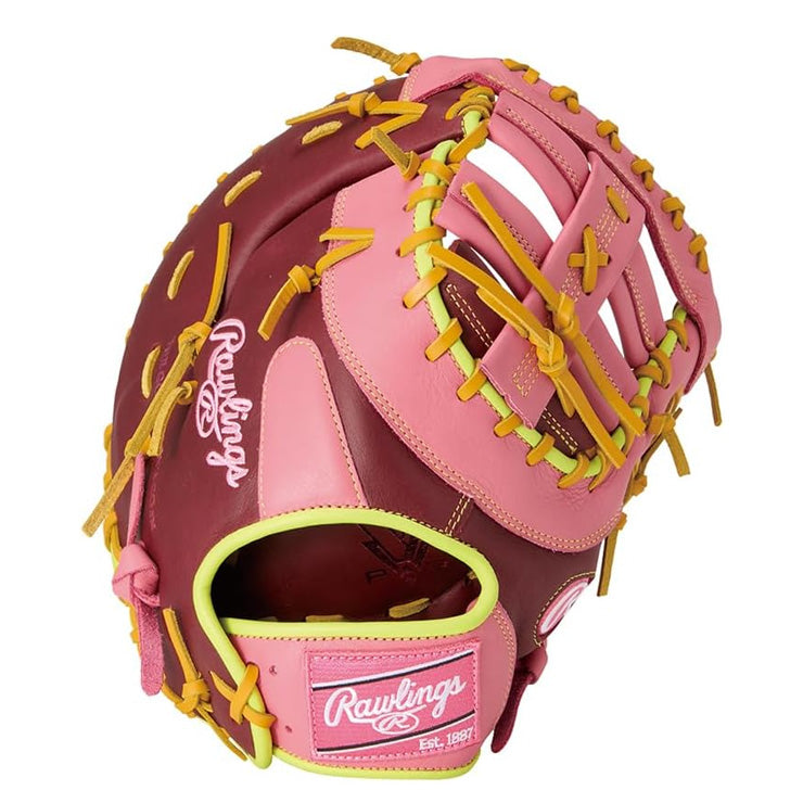 【2025モデル】ローリングス 軟式 ファーストミット ハイパーテック カラーズ シンク 右投げ用 左投げ用 GR5HTC53M 一塁手用 一般軟式 軟式グローブ 軟式グラブ 右利き用 大人 一般 草野球 かっこいい カラフル rawlings