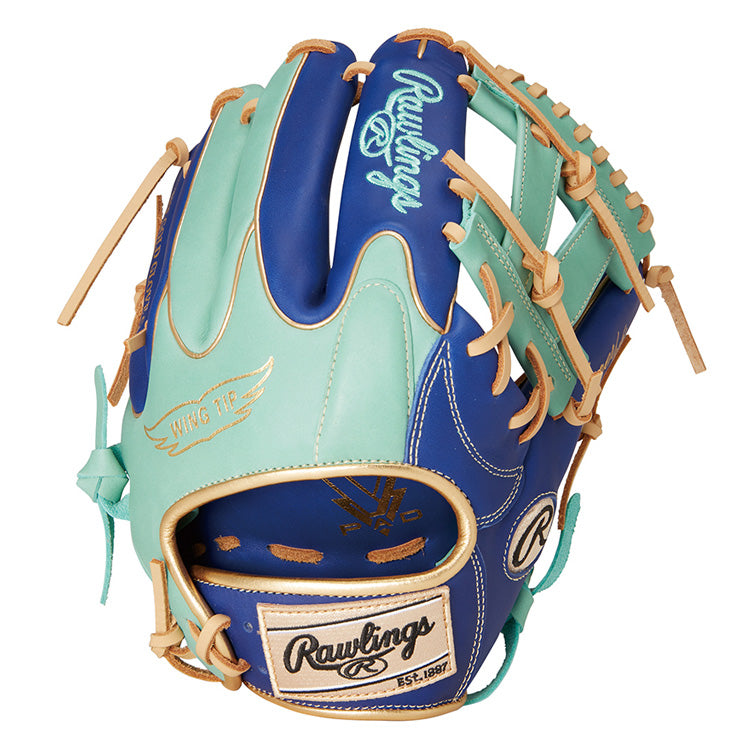 【2024モデル】ローリングス ソフトボール グローブ グラブ オールラウンド用 右投げ用 ハイパーテック カラーズ シンク GS4FHTC565W 3号ボール 3号ソフト ソフト用 ソフトボール用 右利き用 大人 一般 男子ソフト かっこいい カラフル rawlings