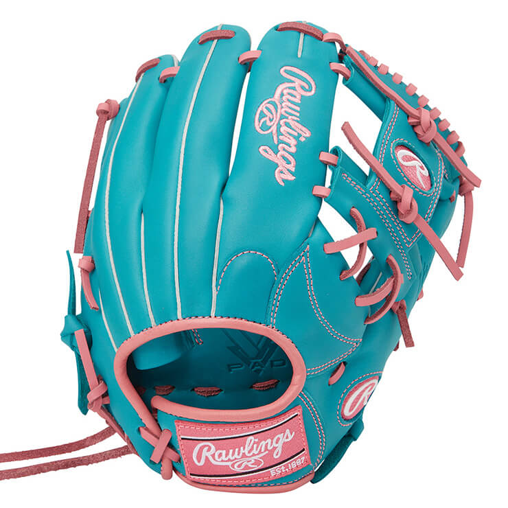 【2024モデル】ローリングス 女子ソフトボール グローブ グラブ オールラウンド用 右投げ用 ハイパーテックR2G レディースフィット GS4FHTR34 ソフト用 ソフトボール用 内野手用 3号ボール ウィメンズ 女性 女の子 女子ソフト rawlings