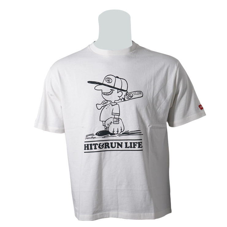 【2026モデル】ローリングス Tシャツ 半袖 BASEBALL BOY TEE FUN LINE メンズ ユニセックス R6S-013 春 夏 カジュアル タウンユース スポカジ スポーツウェア 半袖シャツ 野球ウェア rawlings