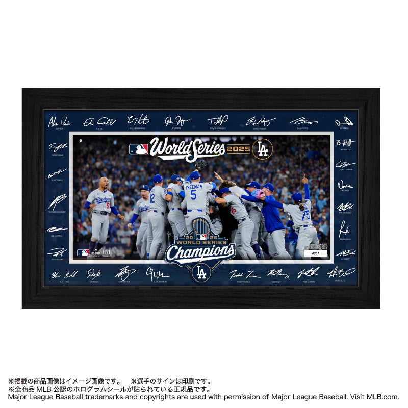 予約】MLB ドジャース ワールドシリーズ 2025 優勝記念 シグネチャー