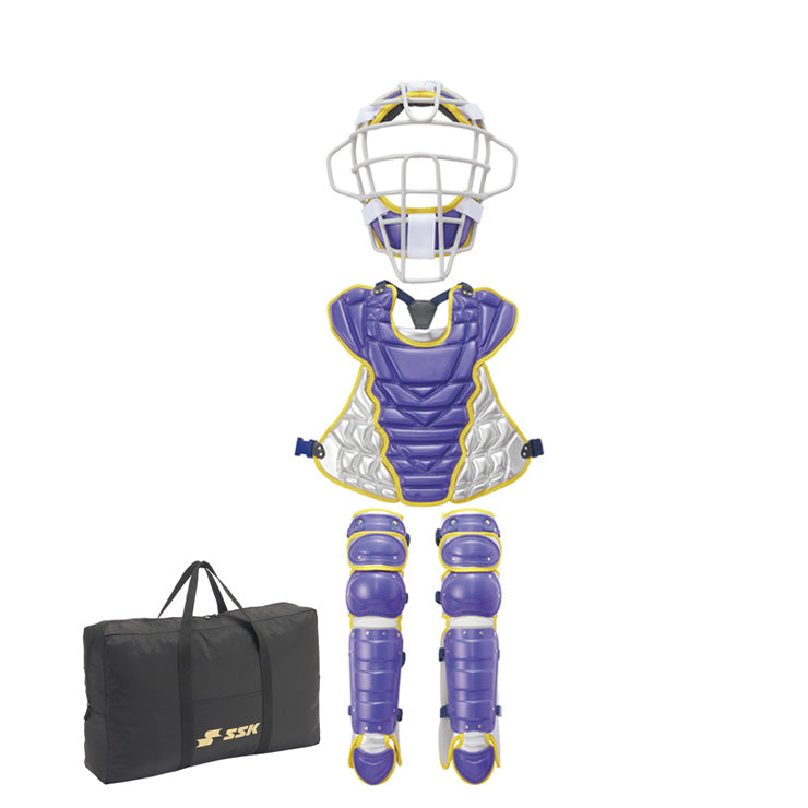 2026モデル】SSK 限定 硬式 カラー キャッチャー防具 3点セット マスク