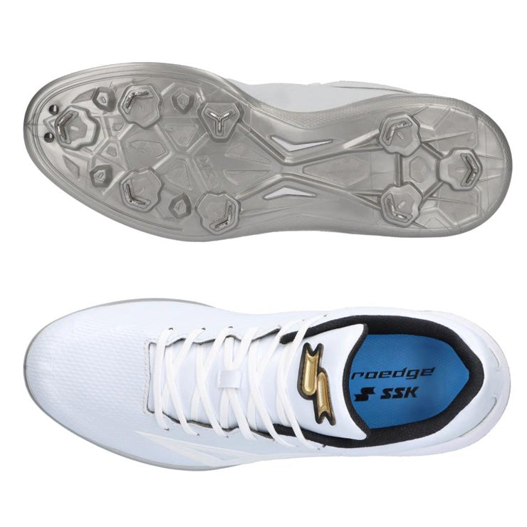 【2025モデル】SSK 野球 白スパイク 金具スパイク プロエッジ TT-LW2 トライテックソール 高校野球対応 26.0cm~28.0cm ESF3250LW ローカット ホワイトスパイク 大人 一般 中学生 高校生 金属スパイク ひも 紐 軽い 軽量 練習 試合 エスエスケイ