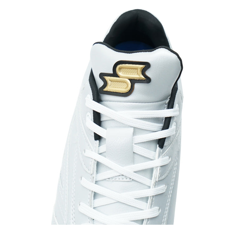 【2025モデル】SSK 野球 白スパイク 金具スパイク プロエッジ AG-FLW 高校野球対応 ESF3251FLW ローカット ホワイトスパイク 大人 一般 中学生 高校生 金属スパイク ひも 紐 軽い 軽量 練習 試合 エスエスケイ