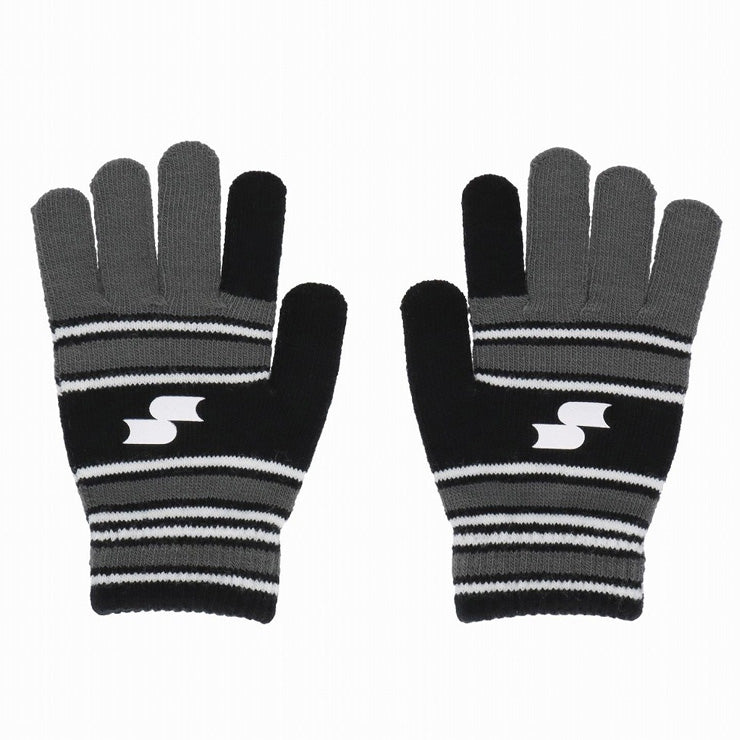 【2025モデル】SSK ジュニア用 ニット手袋 マジックグローブ 防寒 スマホ対応 冬用 YAE25119J 少年野球 こども キッズ Jr 子供 子ども 限定 あったかい 暖かい 温かい てぶくろ アクセサリー エスエスケイ