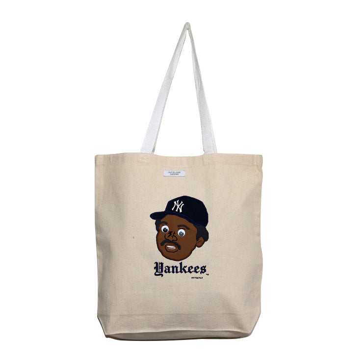 INFIELDER DESIGN×MLB トートバッグ MLB GOOGLY EYES TOTE ドジャース ヤンキース MLB-248 ハンドバッグ 肩掛け エコバッグ 手提げバッグ お出かけ アウトドア 通学 tamaniwa