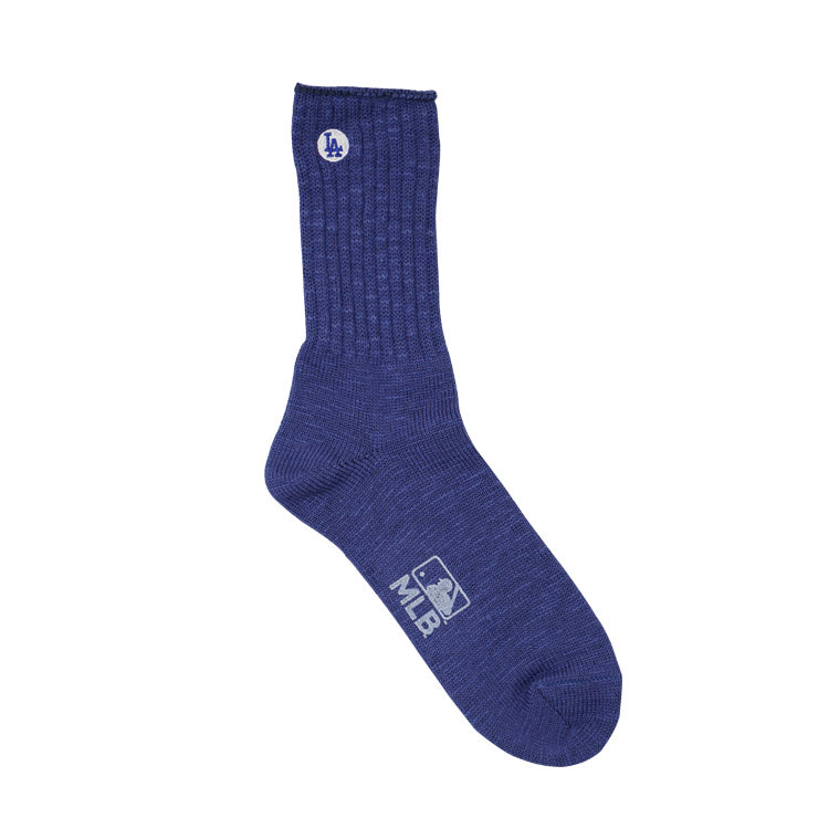 MLB×ROSTER SOX ロスターソックス MLB B SOCKS ドジャース クルーソックス 1足入り メジャーリーグ ロゴ 靴下 MLB-257 メンズ レディース ユニセックス スポーツソックス 野球 ランニング トレーニング カジュアル 普段遣い