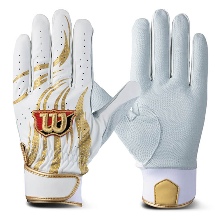 【刺繍1円】2025モデル ウィルソン バッティンググローブ WBG-PRO1 両手用 大人 一般 天然皮革 WB57752 バッティング手袋 バッティンググラブ 打者用手袋 練習 試合 草野球 ソフトボール カラー wilson