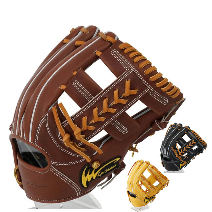 平裏刺繍・ラベル交換1円】アイピーセレクト 硬式 グローブ グラブ 内