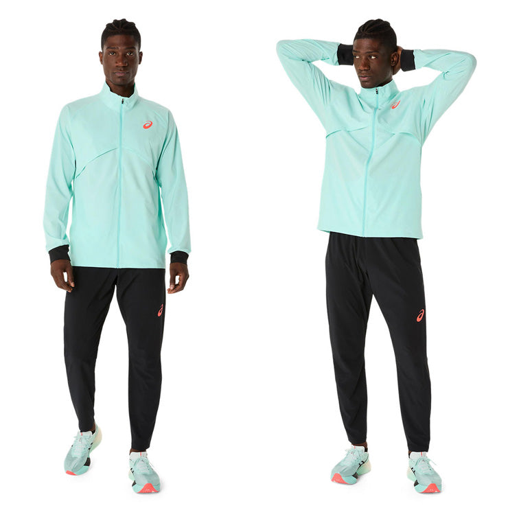 アシックス asics 陸上 ジャージ ハイブリッド ストレッチ ウーブン ジャケット 長袖 2091A752 上 スポーツウェア asi25ss