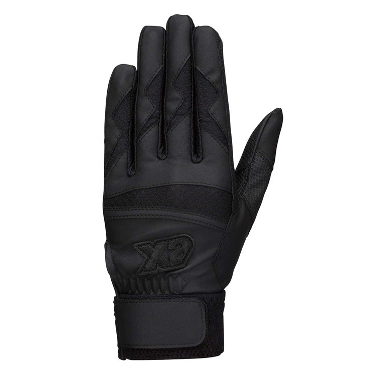 【刺繍1円】ザナックス バッティンググローブ 高校野球対応 両手用 BBG500K バッティング手袋 バッティンググラブ 打者用手袋 大人 一般 高校生 中学生 白 黒