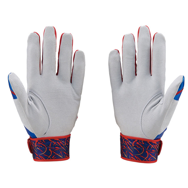 【刺繍1円】2025超限定モデル ゼット プロステイタス バッティンググローブ 天然皮革 両手用 BG13011ASB 高級 バッティング手袋 バッティンググラブ 打者用手袋 大人 一般 ソフトボール ZETT PROSTATUS