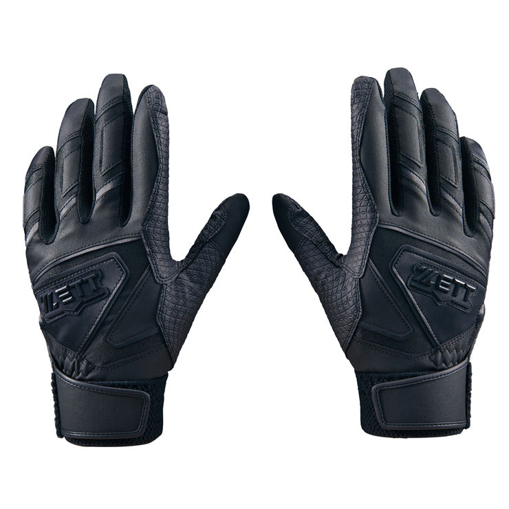 【刺繍1円】2025モデル ゼット バッティンググローブ インパクトゼット 高校野球対応 両手用 BG19202HS バッティング手袋 バッティンググラブ 打者用手袋 大人 高校生 中学生 白 黒 ZETT