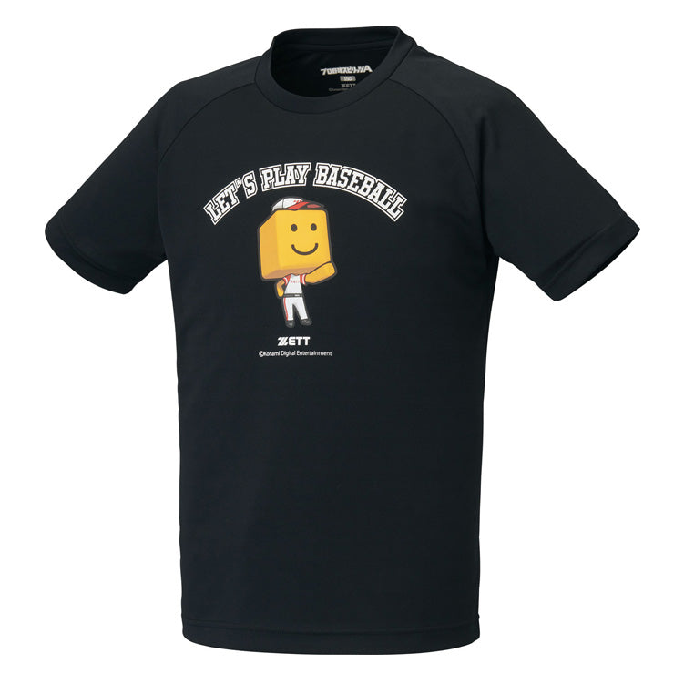 【2025モデル】ゼット 野球 プロスピA コラボ 調子君 ジュニア用 Tシャツ 半袖 子供服 プロ野球スピリッツA BOT97107J こども キッズ 子ども 子供 半袖シャツ スポーツウェア トレーニングウェア 春用 夏用 zett