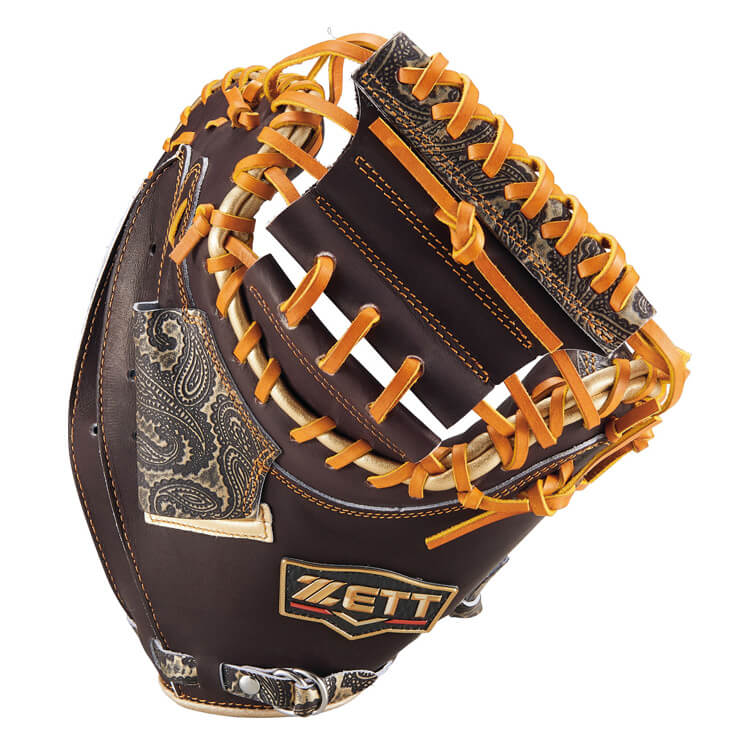【2025モデル】ゼット プロステイタス 超限定 軟式 キャッチャーミット 小林モデル ペイズリー柄 右投げ用 BRCB32522K 軟式用 捕手用 右利き用 大人 一般 軟式野球 草野球 野球グローブ 軟式グローブ 軟式グラブ PROSTATUS ZETT
