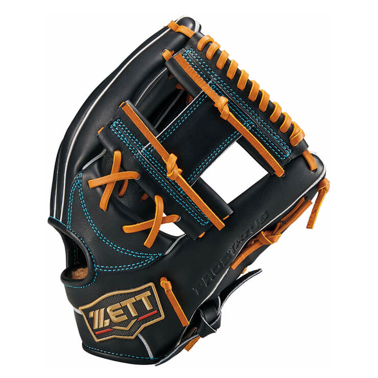 【2024モデル】ゼット プロステイタスSE 軟式 グローブ グラブ 内野手用 今宮モデル 遊撃手・二塁手向け 右投げ用 ブラック×オークブラウン BRGB760S 高級 右利き用 中学生 中学軟式 高校軟式 軟式野球 大人 一般 軟式グローブ 軟式グラブ ZETT PROSTATUS あす楽