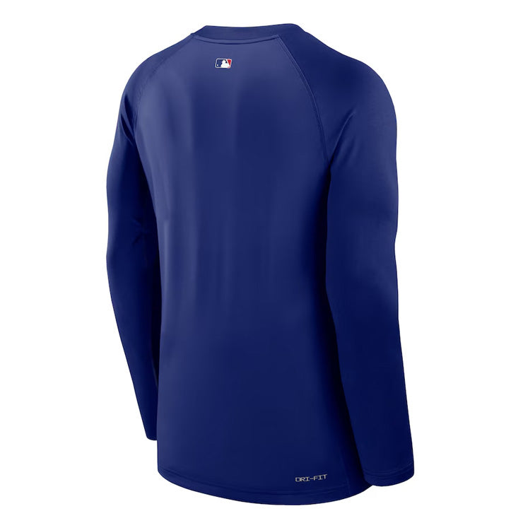 ナイキ ロサンゼルス・ドジャース 長袖 Tシャツ MLB オーセンティックコレクション Los Angeles Dodgers Royal Authentic Collection Game Time Raglan Performance Long Sleeve T-Shirt メンズ 013D-11L6-LD-HHA ロンT メジャーリーグ 公式アイテム nike