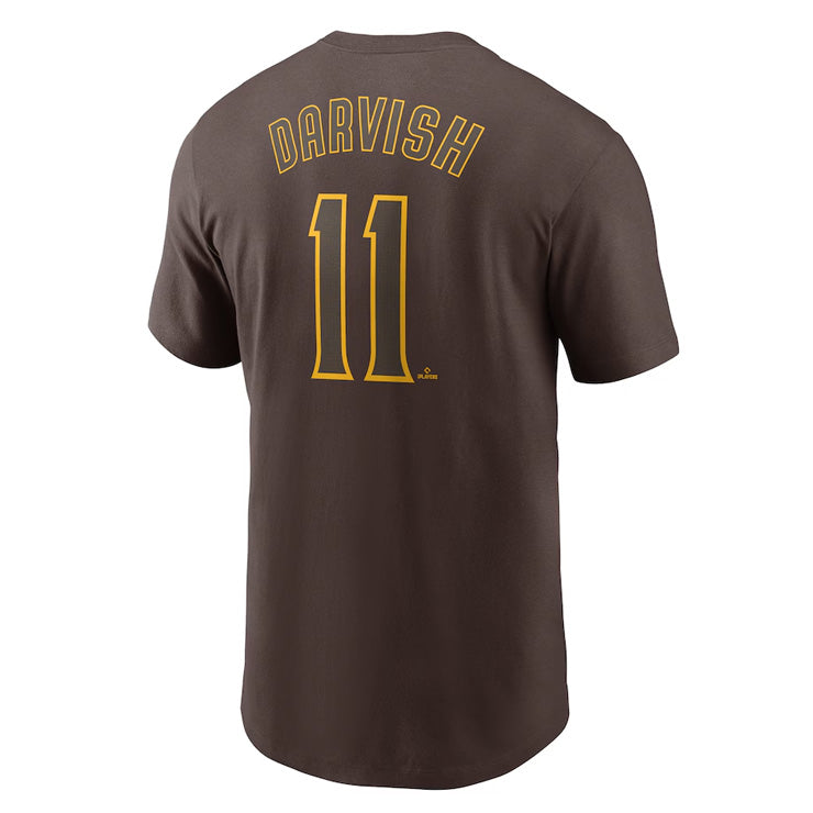ナイキ ダルビッシュ有 サンディエゴ・パドレス ネーム&ナンバー 半袖 Tシャツ メンズ ユニセックス N199-20Q-PY9-T73 ダルビッシュ選手 グッズ MLB メジャーリーグ nike