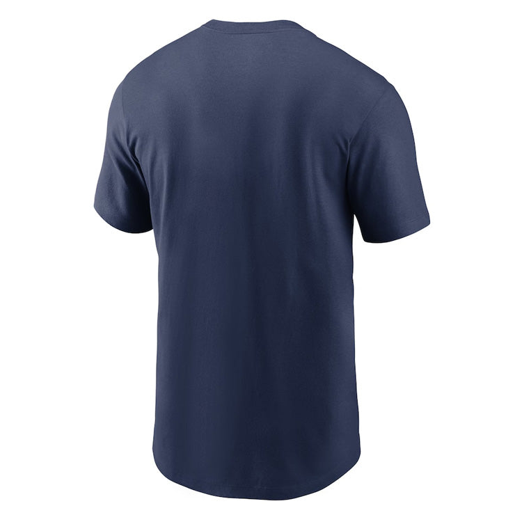 ナイキ ニューヨーク・ヤンキース 半袖 Tシャツ ワードマーク コットン New York Yankees Nike Navy Fuse Wordmark T-Shirt メンズ N199-44B-NK-0U5 カジュアル 普段着 スポカジ スポーツウェア MLB メジャーリーグ 公式アイテム nike