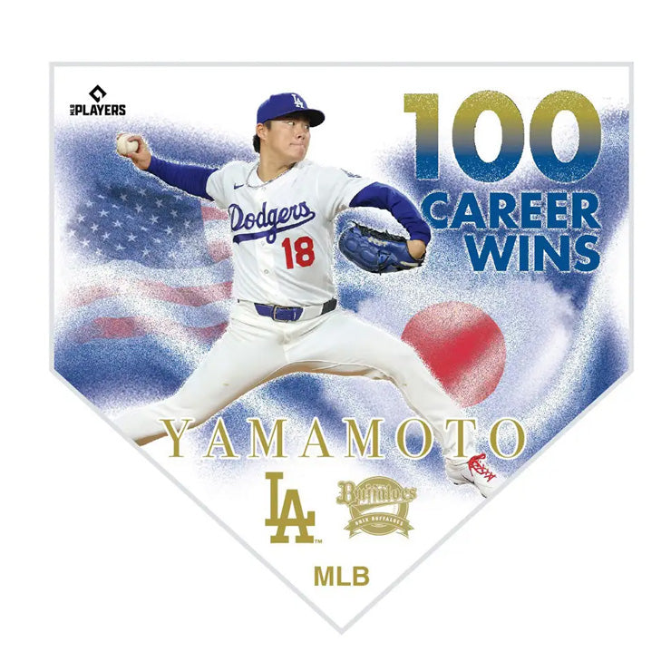 ドジャース 山本由伸 日米通算100勝達成記念 コレクターピンズ ピンバッジ 665016AF 記念グッズ 記念アイテム Wincraft ウィンクラフト