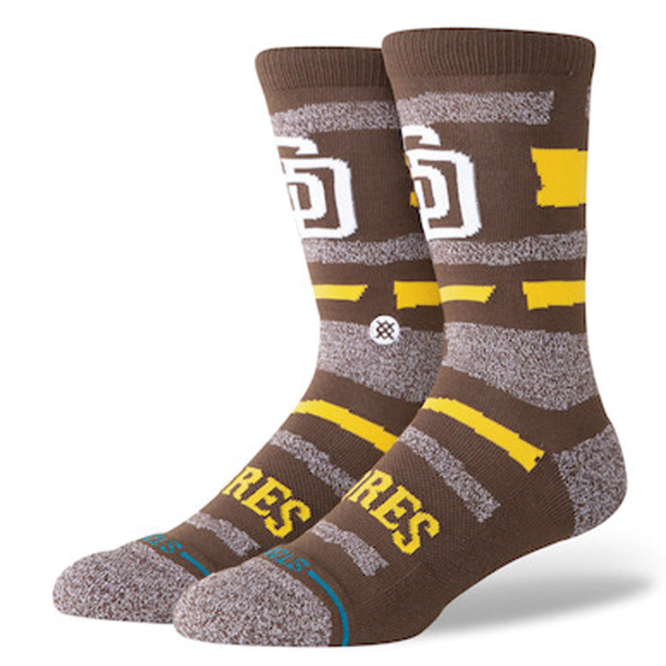 STANCE スタンス クルーソックス MLBチームカラー 1足入り SQUEEZE すね丈 大人用 A555A25SQD A555A25SQN A555A25SQS ドジャース ヤンキース パドレス スポーツソックス 靴下 大人 一般 普段遣い カジュアル 通勤 通学 おしゃれ オシャレ かっこいい MLB メジャーリーグ