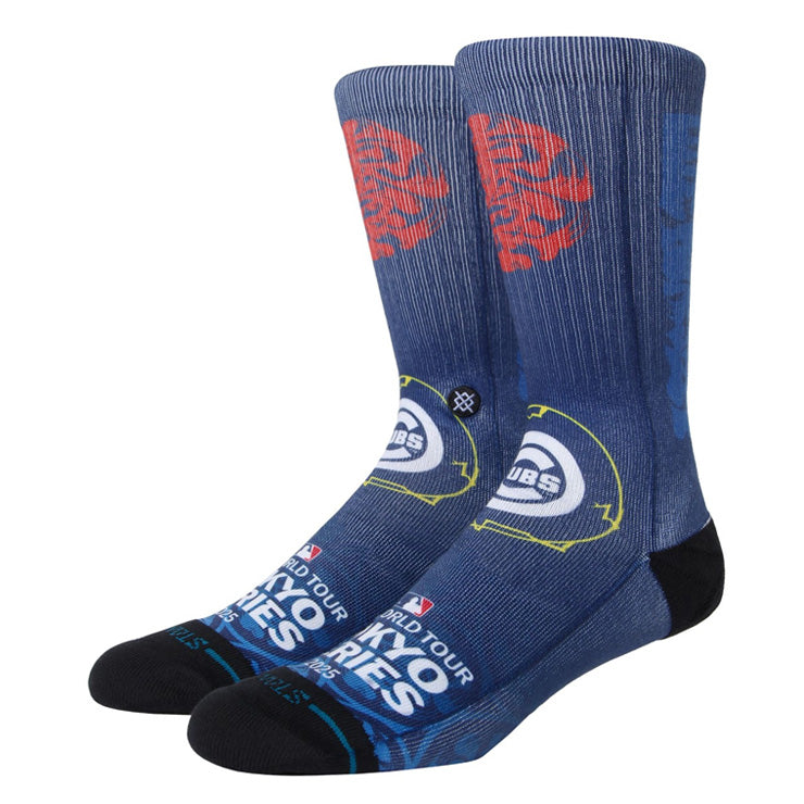 STANCE スタンス MLB TOKYO SERIES 2025 クルーソックス 大人用 ジュニア用 東京シリーズ ドジャース カブス 1足入り すね丈 A556A25TOS 一般 こども キッズ Jr 子ども スポーツソックス 靴下 おしゃれ オシャレ かっこいい メジャーリーグ