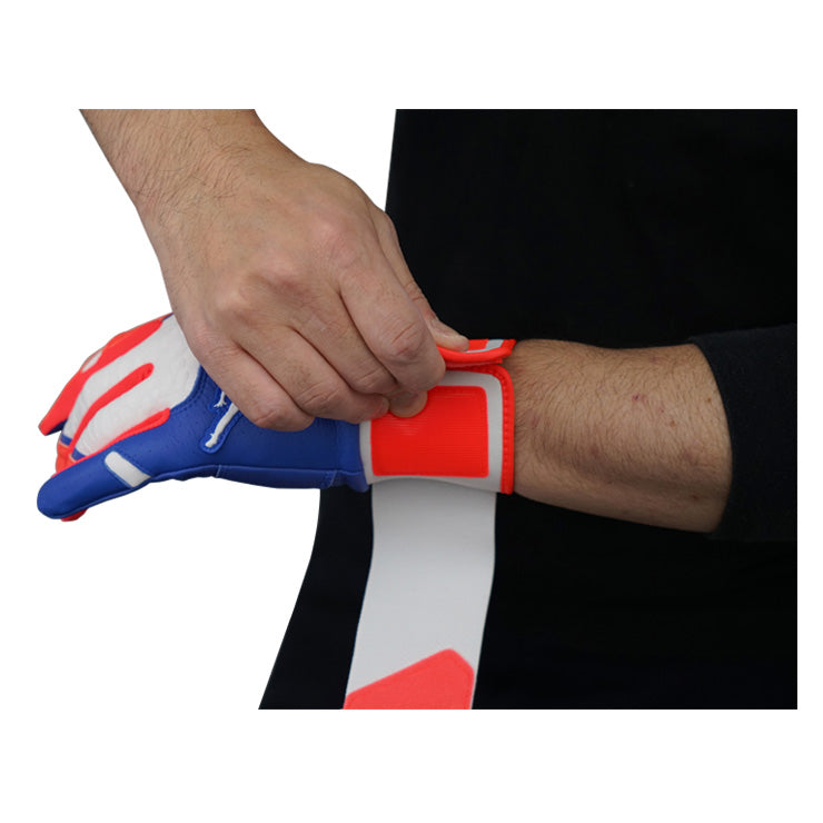 【2026モデル】ナイキ ジョーダン バッティンググローブ レジェンド ロングカフ 両手用 ホワイト×ロイヤル×レッド JD1121-141 サポーター バッティング手袋 バッティンググラブ 打者用手袋 大人 一般 草野球 練習 試合 ソフトボール NIKE JORDAN