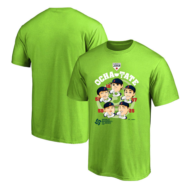 【予約販売】2026 WBC 日本代表 お茶たてポーズ ジュニア用 Tシャツ 半袖 大谷翔平 鈴木誠也 村上宗隆 岡本和真 北山亘基 子供服 侍ジャパン World Baseball Classic 2026 こども 小学生 キッズ ウエア ウェア 記念グッズ 記念アイテム ファナティクス Fanatics