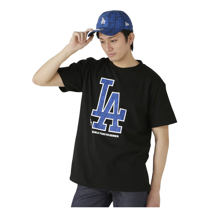 MLB Tokyo Series 2025 ロサンゼルス・ドジャース 半袖 Tシャツ チームロゴ 東京シリーズ 開幕戦 大人 メンズ レディース ユニセックス ML0124FW00 グッズ ウエア ウェア 半袖シャツ メジャーリーグ 記念グッズ 記念アイテム ファナティクス Fanatics