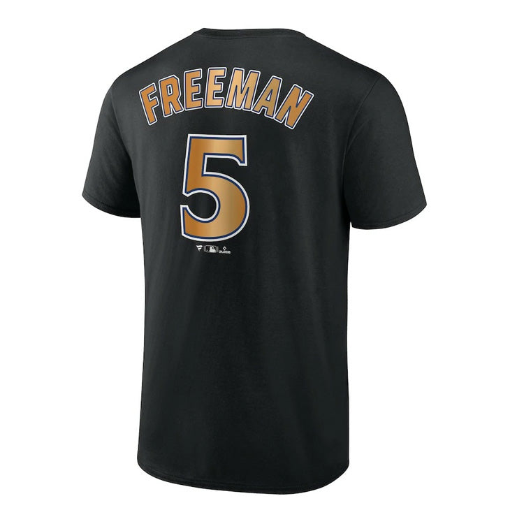 【予約販売】フレディ・フリーマン ワールドシリーズ2024 優勝記念 ネーム&ナンバー Tシャツ 半袖 大人 メンズ レディース ML0124FW180 ドジャース フリーマン グッズ ウエア ウェア 半袖シャツ MLB メジャーリーグ 記念グッズ 記念アイテム ファナティクス Fanatics