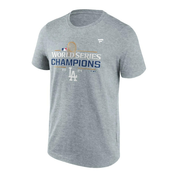 ロサンゼルス・ドジャース ワールドシリーズ2024 優勝記念 ロッカールーム Tシャツ 半袖 大人 メンズ レディース ML0124FW190 ドジャース グッズ ウエア ウェア 半袖シャツ MLB メジャーリーグ 記念グッズ 記念アイテム ファナティクス Fanatics