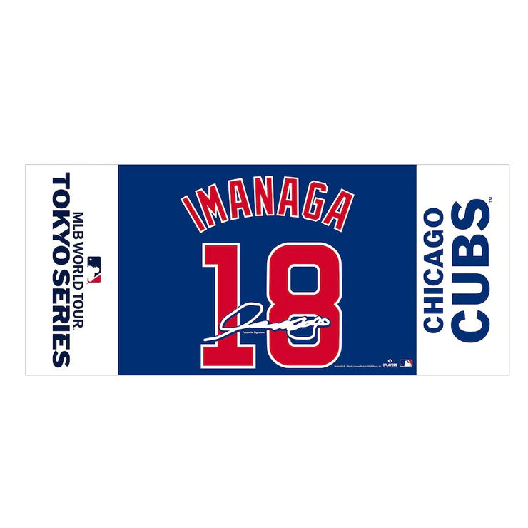 今永昇太 MLB Tokyo Series 2025 フェイスタオル ネーム&ナンバー 応援タオル 34×78cm 東京シリーズ 開幕戦 ドジャース ML1325SS02 スポーツタオル グッズ メジャーリーグ 記念グッズ 記念アイテム WinCraft