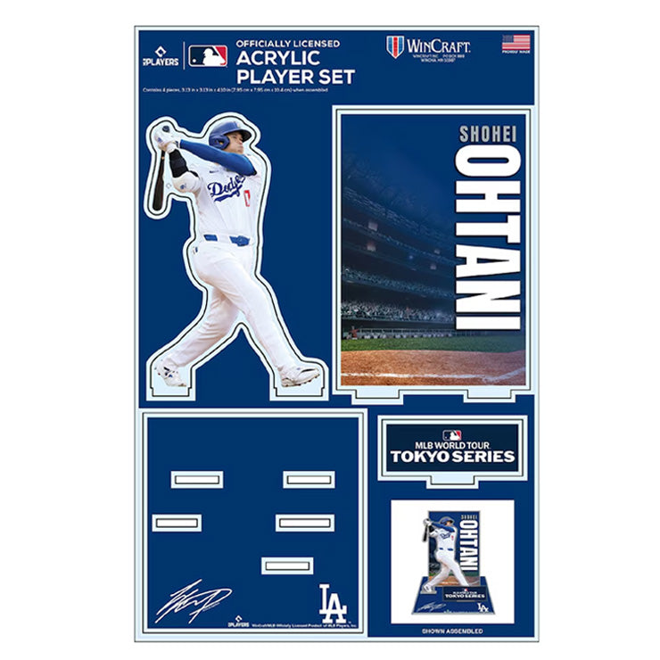 大谷翔平 MLB Tokyo Series 2025 アクリルスタンド アクスタ 東京シリーズ 開幕戦 ドジャース ML1325SS07 グッズ メジャーリーグ 記念グッズ 記念アイテム WinCraft