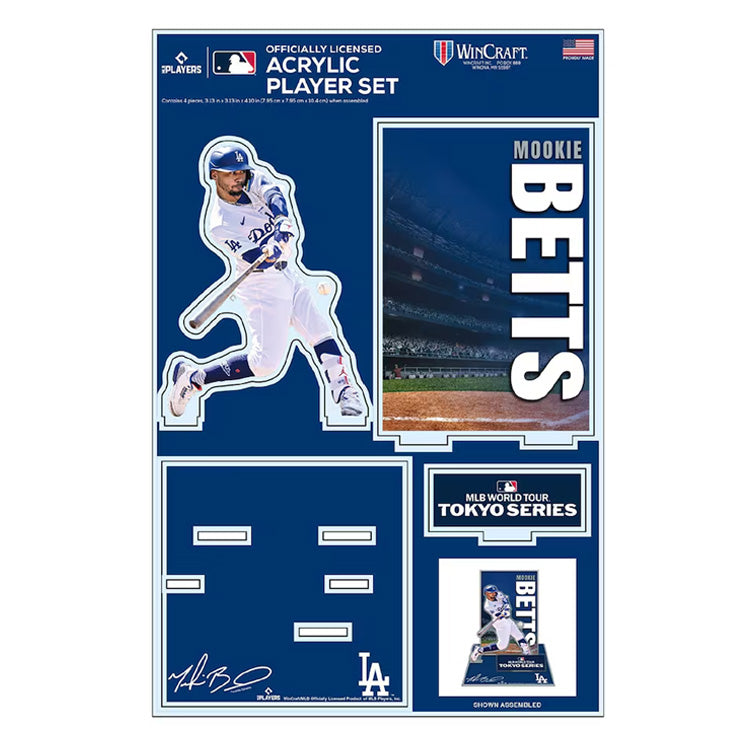 ムーキー・ベッツ MLB Tokyo Series 2025 アクリルスタンド アクスタ 東京シリーズ 開幕戦 ドジャース ML1325SS11 グッズ メジャーリーグ 記念グッズ 記念アイテム WinCraft