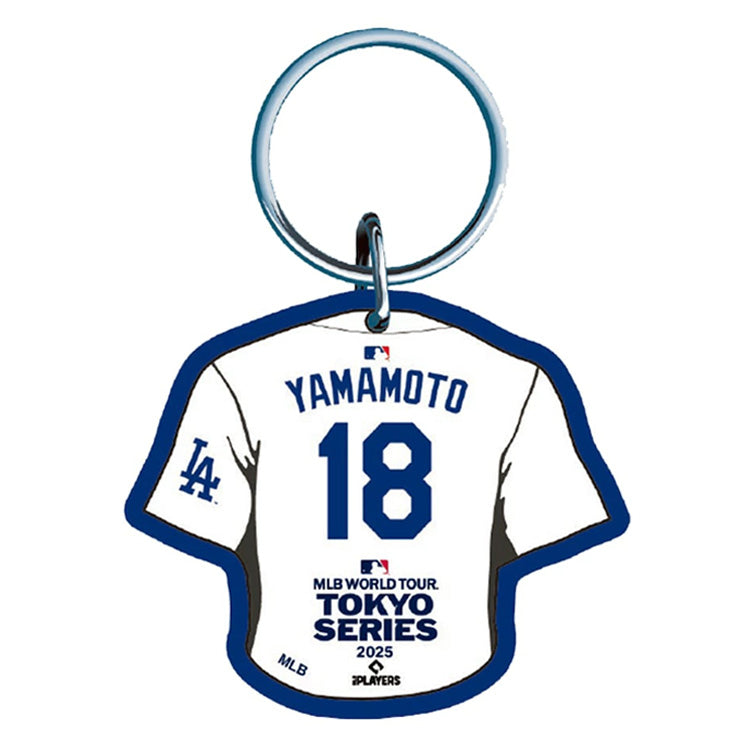 山本由伸 MLB Tokyo Series 2025 ネーム&ナンバー アクリルキーホルダー アクキー 東京シリーズ 開幕戦 ドジャース ML1325SS37 グッズ メジャーリーグ 記念グッズ 記念アイテム WinCraft
