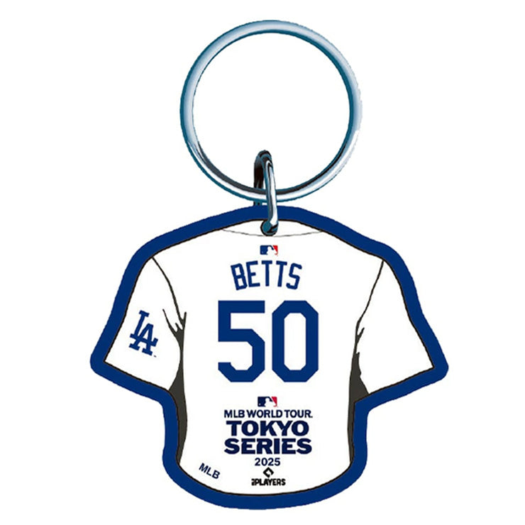 ムーキー・ベッツ MLB Tokyo Series 2025 ネーム&ナンバー アクリルキーホルダー アクキー 東京シリーズ 開幕戦 ドジャース ML1325SS40 グッズ メジャーリーグ 記念グッズ 記念アイテム WinCraft