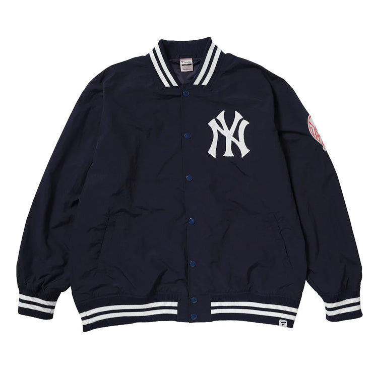 【2025モデル】MLB ロゴ ナイロン スタジアムジャケット ドジャース パドレス ヤンキース バーシティジャケット メンズ ML2325FW0001 スタジアムジャンパー スタジャン カジュアル タウンユース スポカジ ファナティクス Fanatics