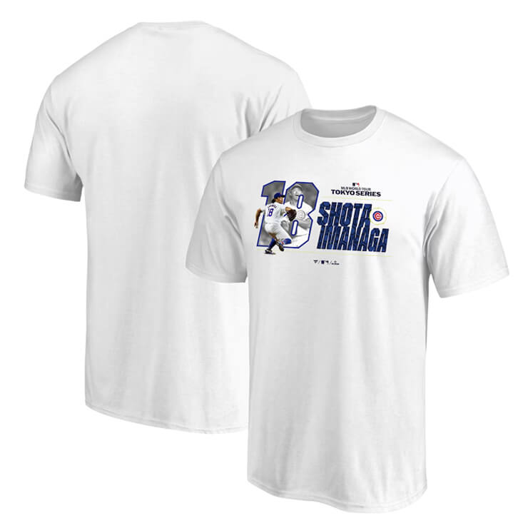 今永昇太 MLB Tokyo Series 2025 ジュニア用 半袖 Tシャツ 東京シリーズ 開幕戦 カブス 子供服 ML25SS021J こども キッズ Jr 子ども グッズ ウエア ウェア 半袖シャツ メジャーリーグ 記念グッズ 記念アイテム ファナティクス Fanatics