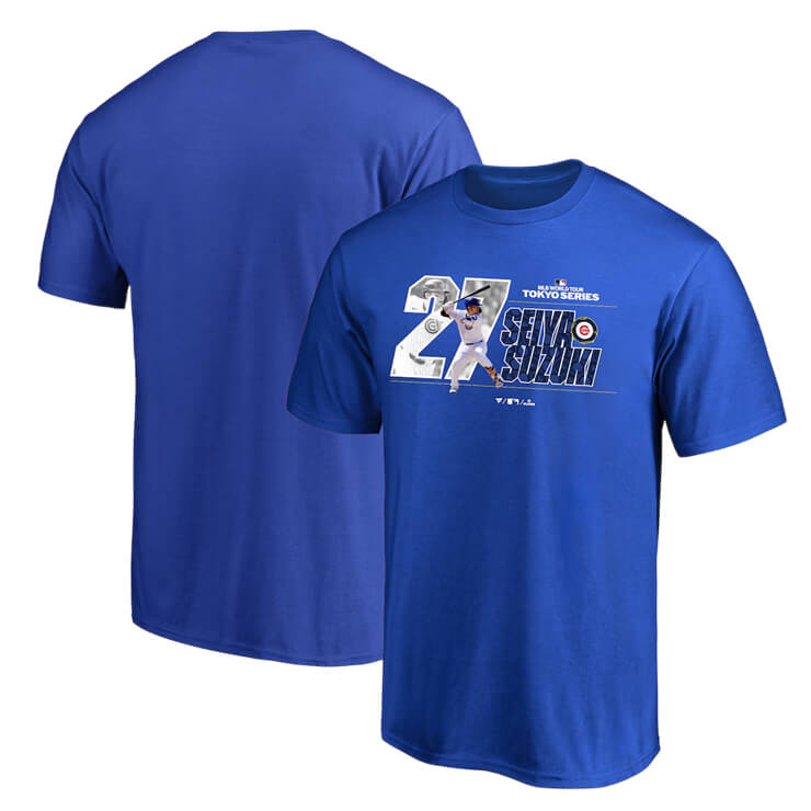 鈴木誠也 MLB Tokyo Series 2025 ジュニア用 半袖 Tシャツ 東京シリーズ 開幕戦 カブス 子供服 ML25SS022J こども キッズ Jr 子ども グッズ ウエア ウェア 半袖シャツ メジャーリーグ 記念グッズ 記念アイテム ファナティクス Fanatics