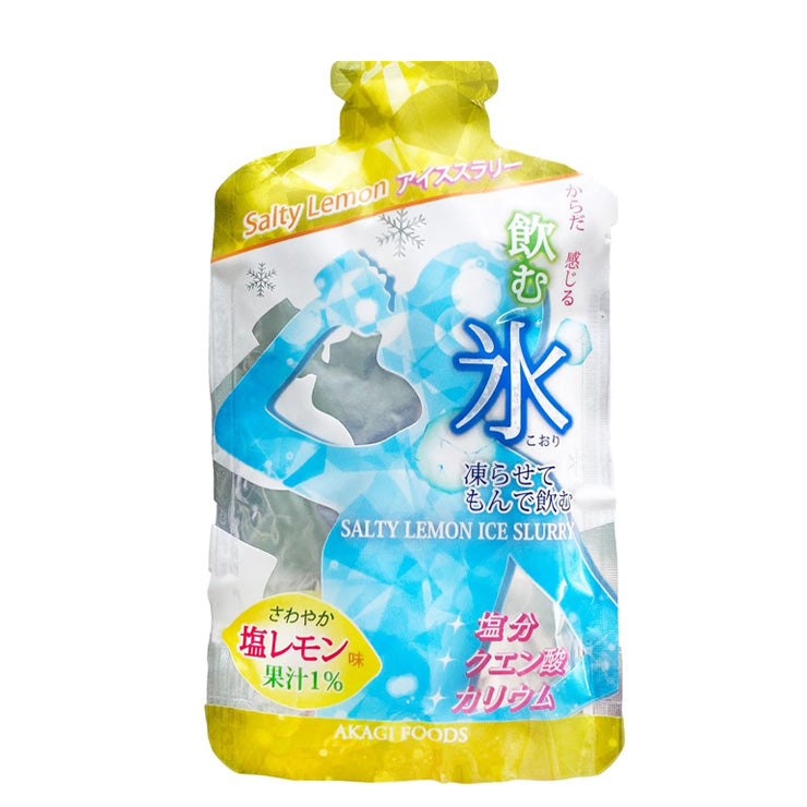 赤城フーズ 飲む氷 アイススラリー 100g×10個入り 梅味 ソルティーレモン味 箱売り Ume SaltyLemon 猛暑対策 熱中症対策 暑さ対策 ドリンク 飲み物 冷却 冷やす 夏
